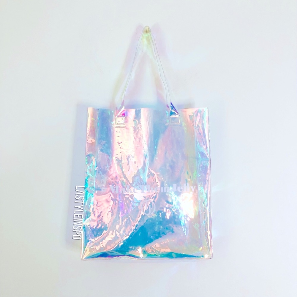 🆕 Make them Jelly Iridiscent Tote Large Bag by Jelly Jeans 🦄